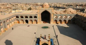 Jameh Mosque of Isfahan Aerial View