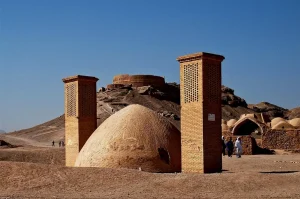 The Twin Zoroastrian Towers of Silence