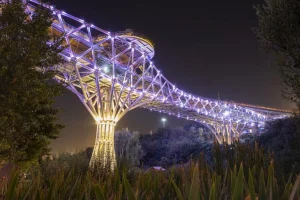 Tabiat Bridge at Night