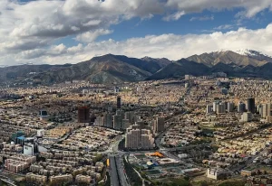 Tehran City Aerial View