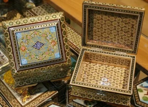 Two Khatam Kari Boxes